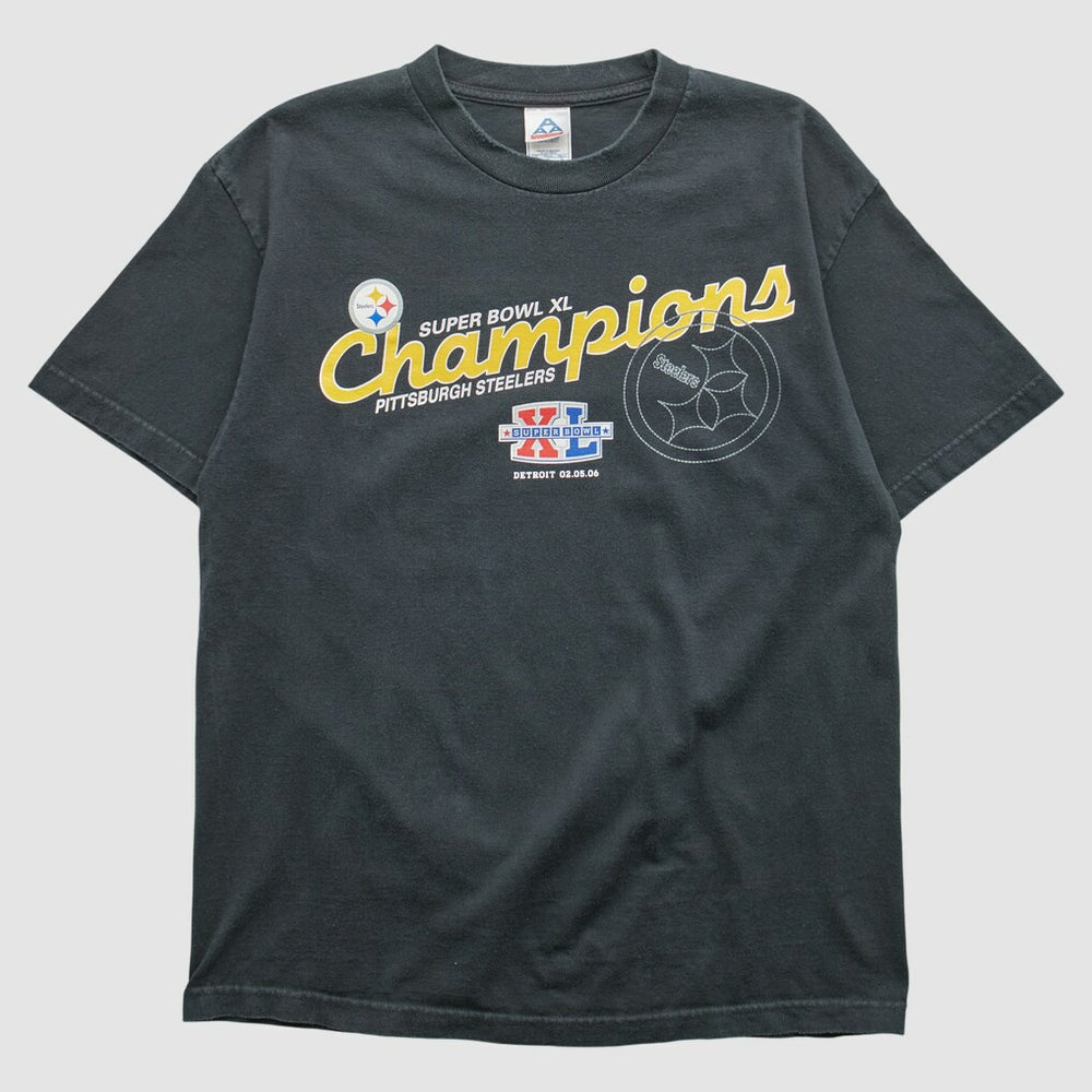 Pittsburgh Steelers All Style Apparel & Activewear 2006 T-shirt - Black Vintage on sale