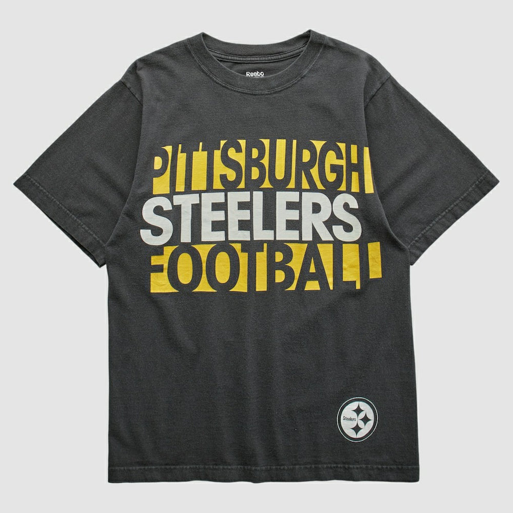 Pittsburgh Steelers Reebok 2000s T-shirt - Black Vintage on sale