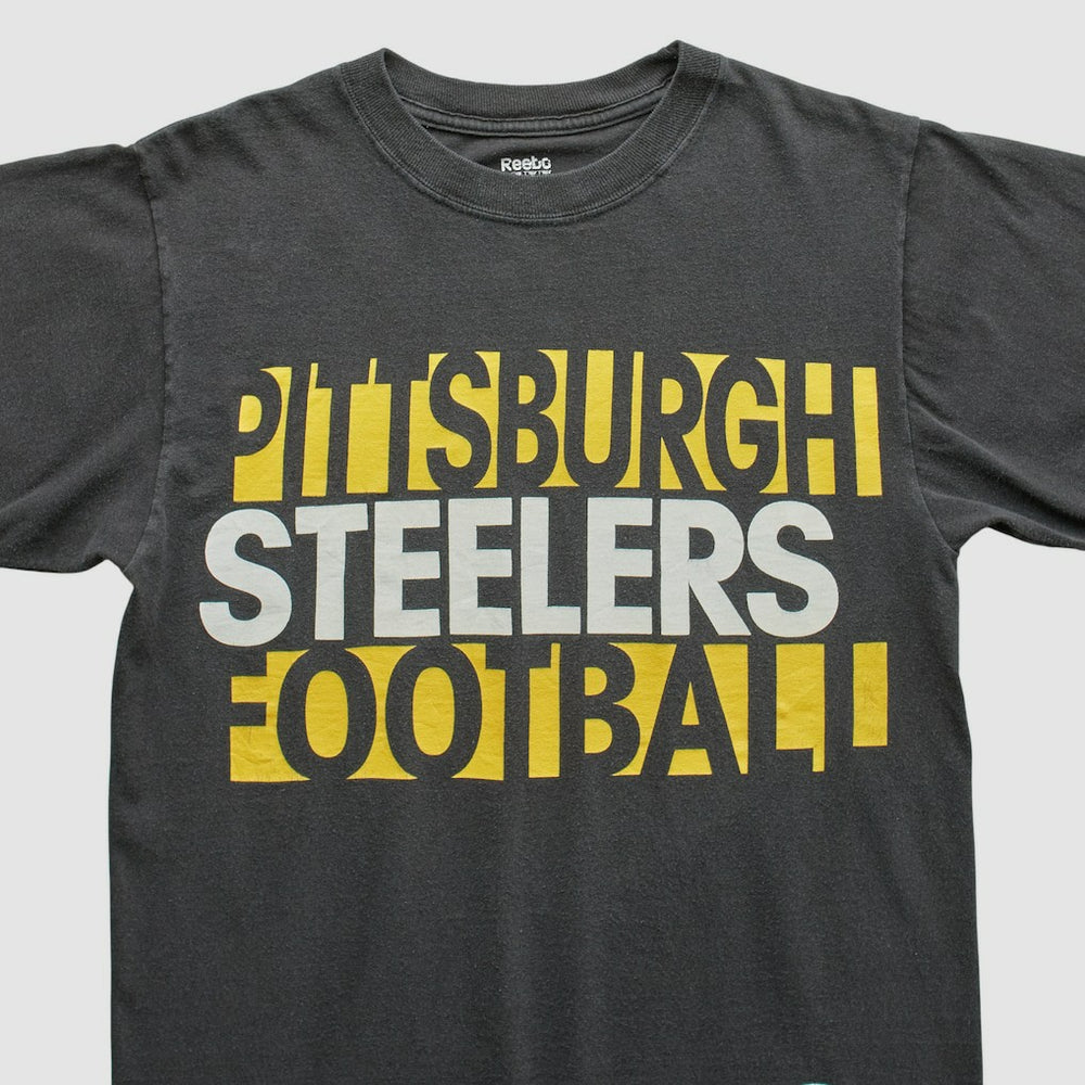 Pittsburgh Steelers Reebok 2000s T-shirt - Black Vintage on sale