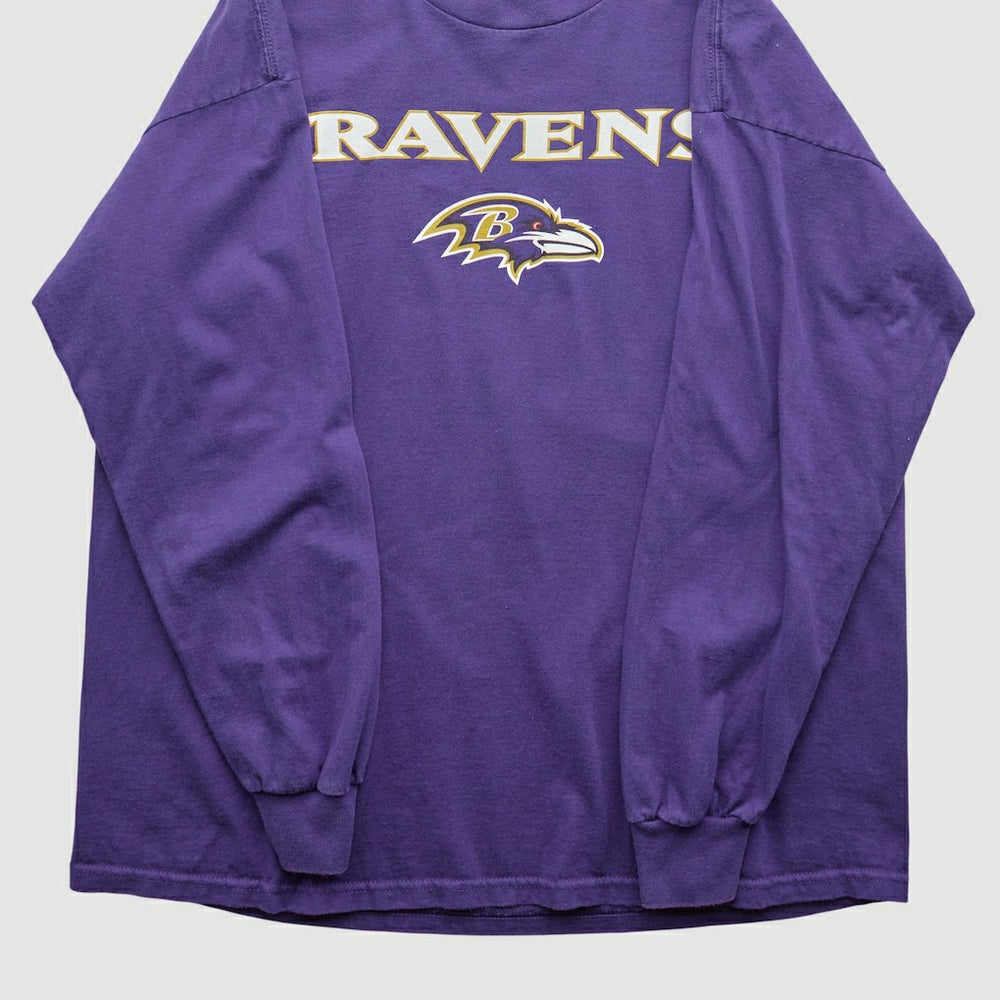Baltimore Ravens NFL 2000s Long Sleeve T-shirt - Purple Vintage for sale
