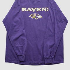 Baltimore Ravens NFL 2000s Long Sleeve T-shirt - Purple Vintage for sale