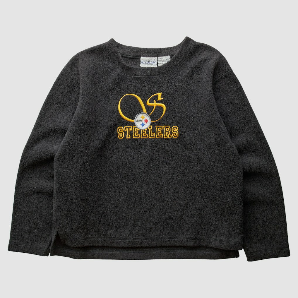 Pittsburgh Steelers Pro Edge 2000s Pullover Sweatshirt - Black Vintage on sale