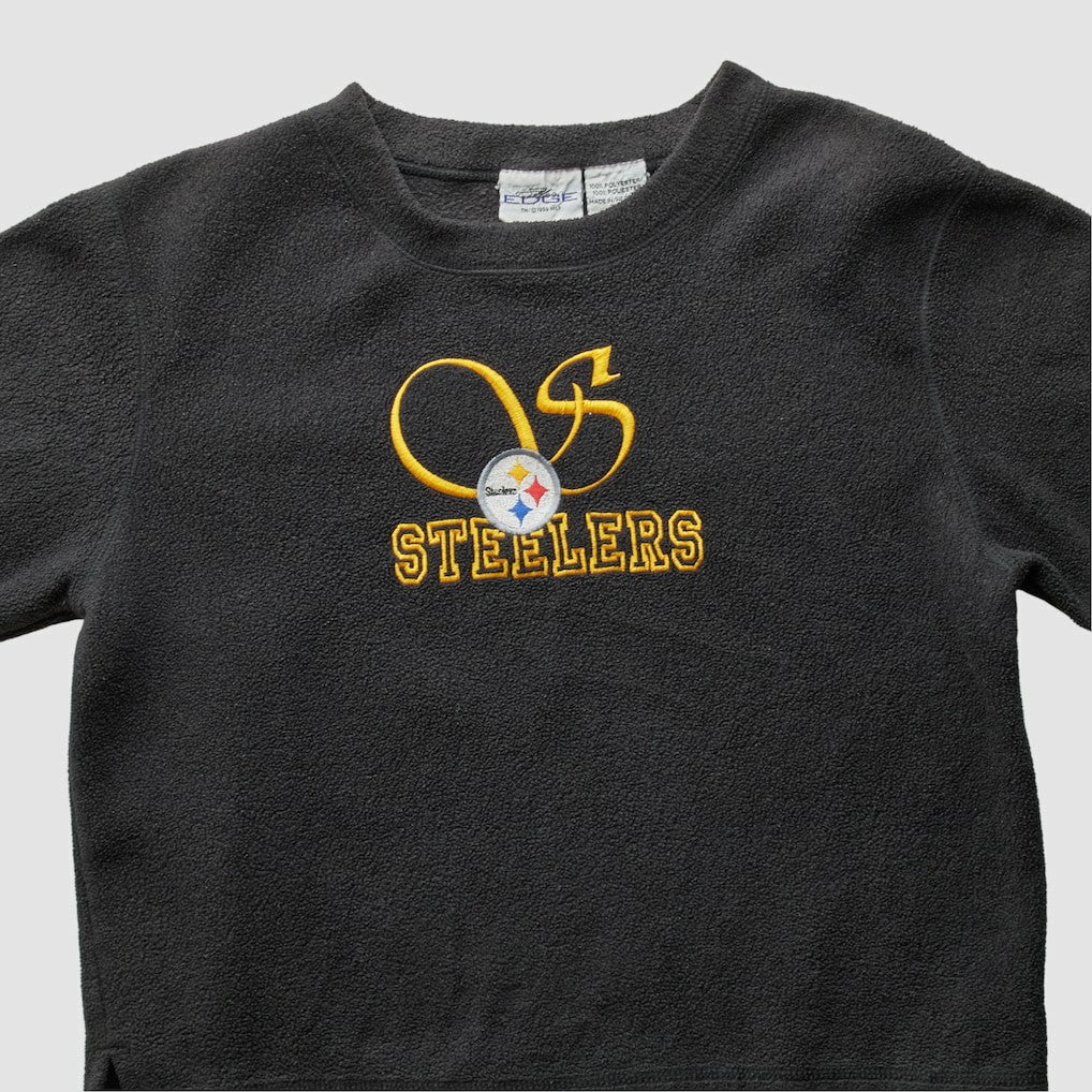 Pittsburgh Steelers Pro Edge 2000s Pullover Sweatshirt - Black Vintage on sale