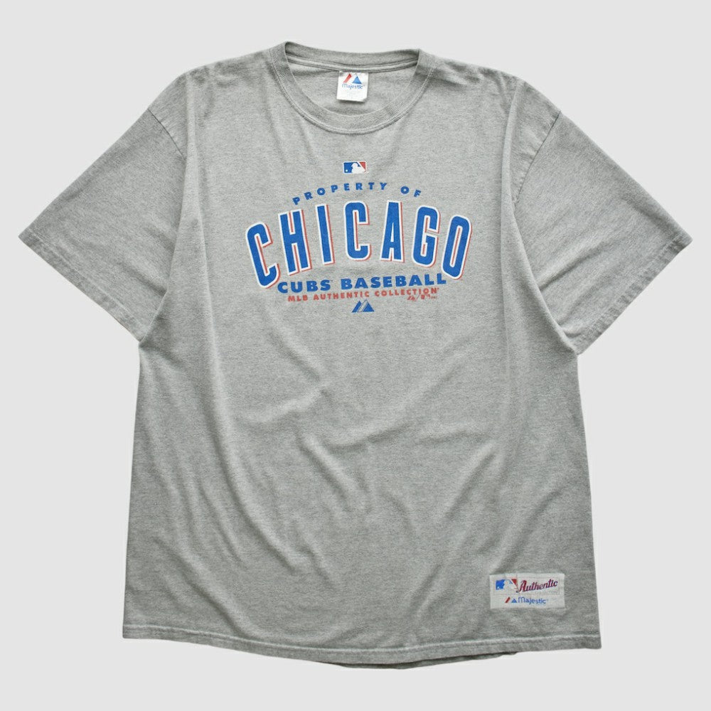 Chicago Cubs Majestic 2007 T-shirt - Heather Gray Vintage