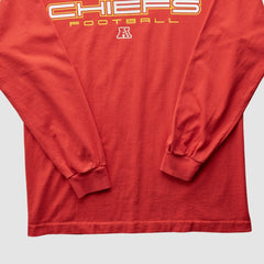 Kansas City Chiefs NFL 2000s Long Sleeve T-shirt - Red Vintage cheap