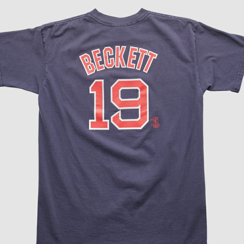 Boston Red Sox Majestic 2000s T-shirt - Navy Vintage