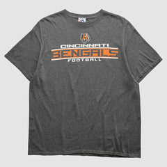Cincinnati Bengals Majestic 2010s T-shirt - Dark Heather Gray Vintage outlet