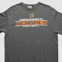 Cincinnati Bengals Majestic 2010s T-shirt - Dark Heather Gray Vintage outlet