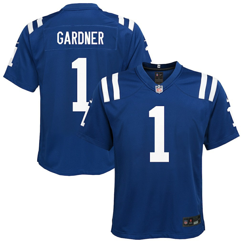 Ahmad Sauce Gardner Indianapolis Colts Youth Home Game Jersey - Blue | Nike outlet
