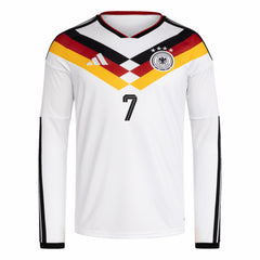Kai Havertz Germany National Team 2026 Home Replica Long Sleeve Jersey - White | Adidas sale