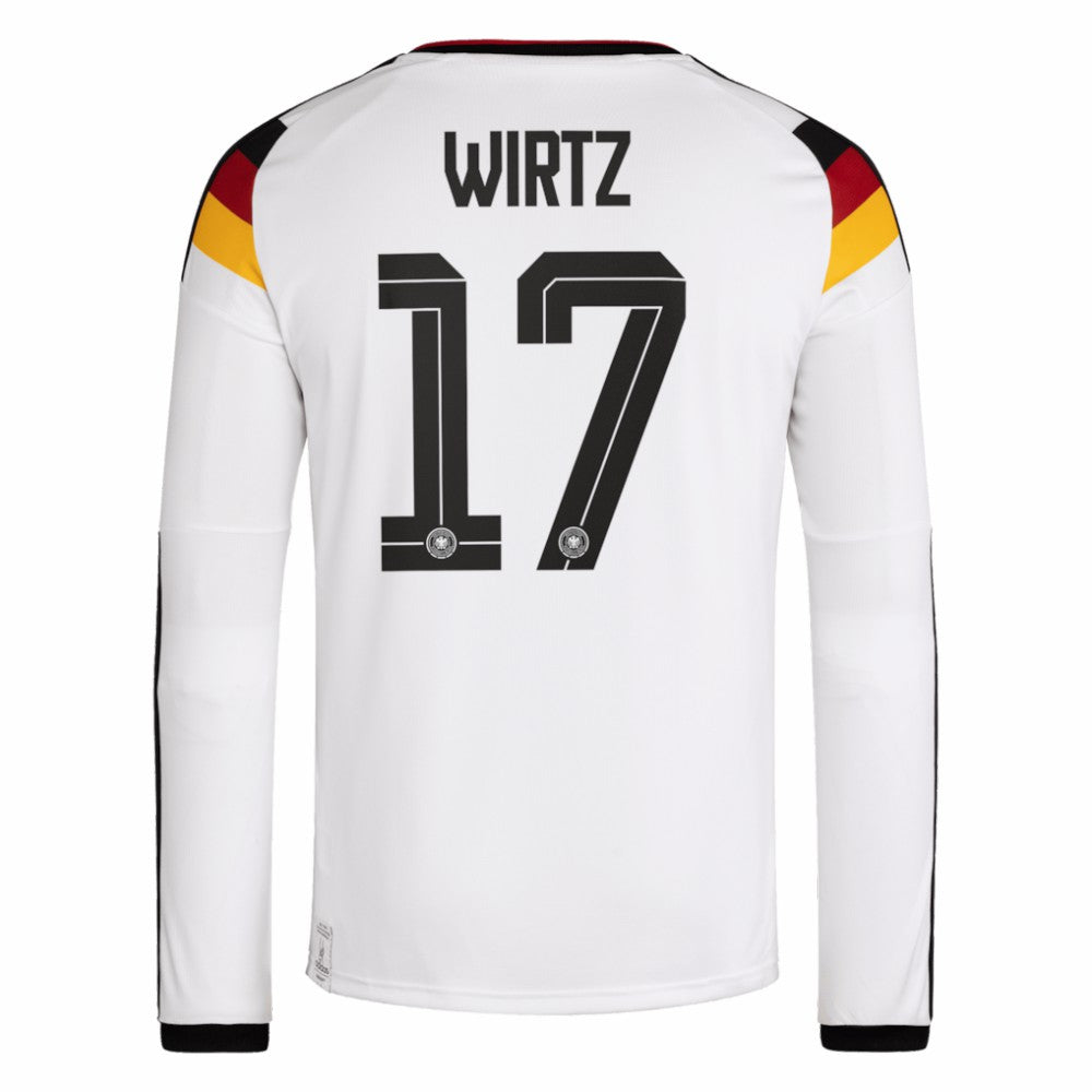 Florian Wirtz Germany National Team 2026 Home Replica Long Sleeve Jersey - White | Adidas online