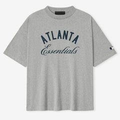 Atlanta Braves Fear of God x MLB Unisex 90's T-Shirt - Heather Gray