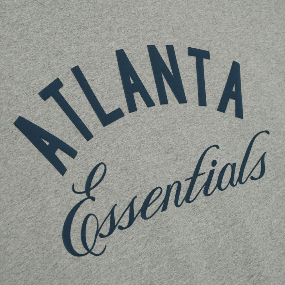 Atlanta Braves Fear of God x MLB Unisex 90's T-Shirt - Heather Gray