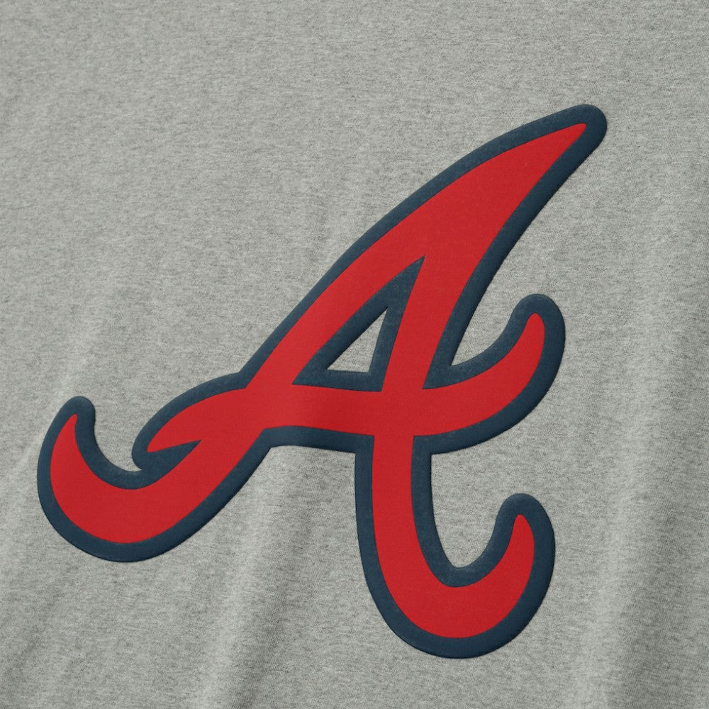 Atlanta Braves Fear of God x MLB Unisex 90's T-Shirt - Heather Gray