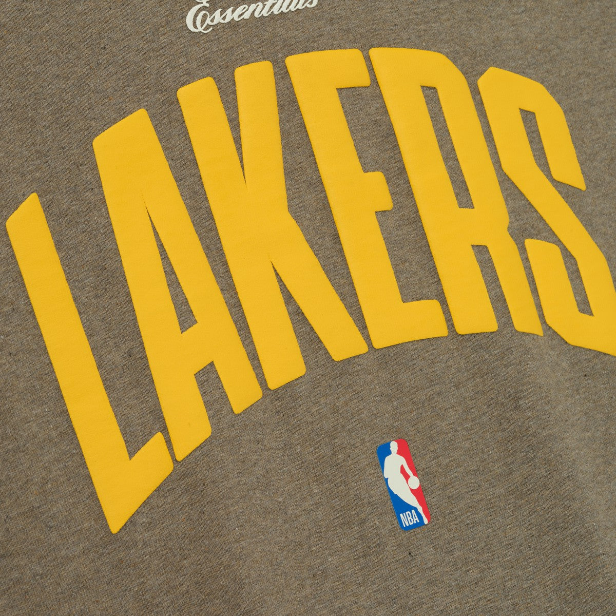 Los Angeles Lakers Fear of God x NBA Unisex 90's T-Shirt - Heather Gray for sale