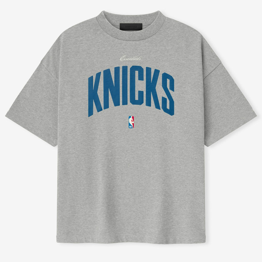 New York Knicks Fear of God x NBA Unisex 90's T-Shirt - Heather Gray shop
