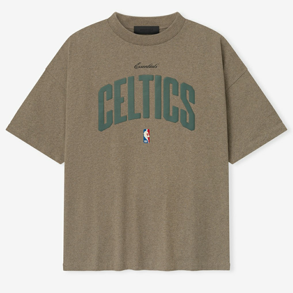 Boston Celtics Fear of God x NBA Unisex 90's T-Shirt - Heather Gray cheap