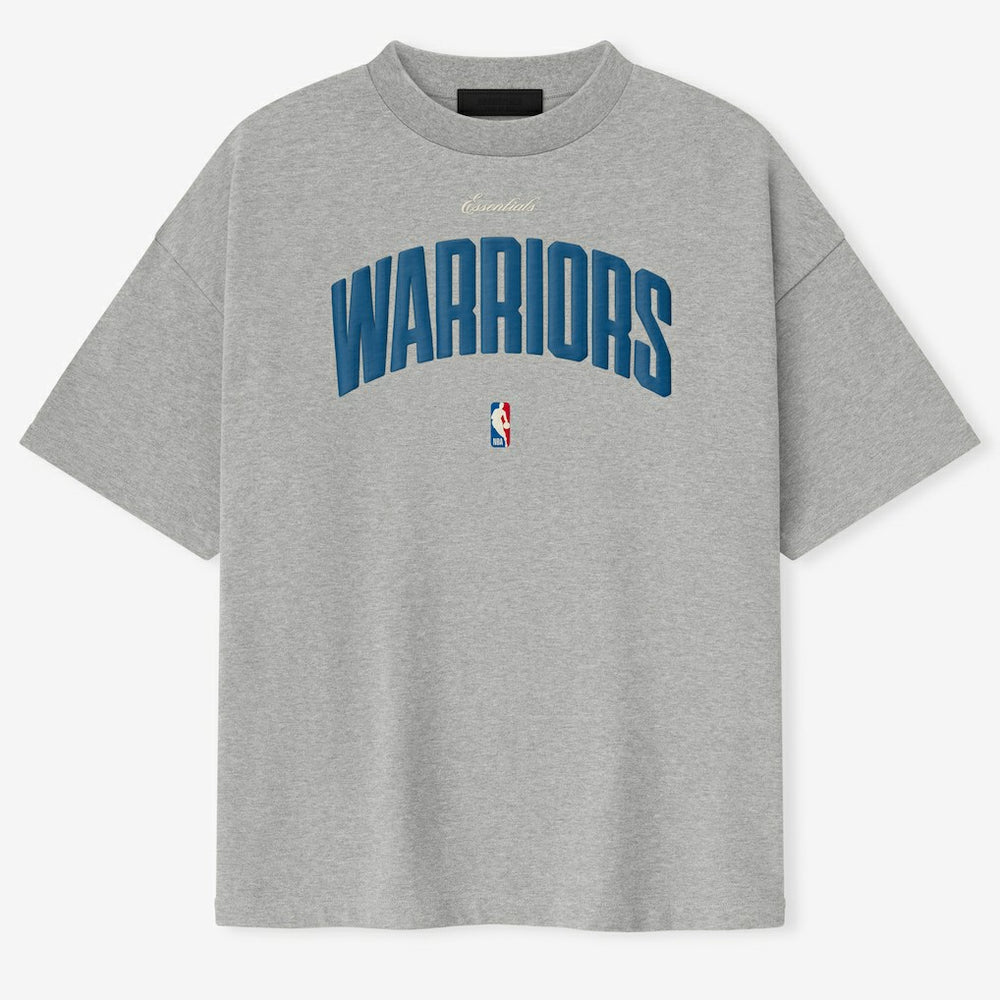 Golden State Warriors Fear of God x NBA Unisex 90's T-Shirt sale - Heather Gray for sale