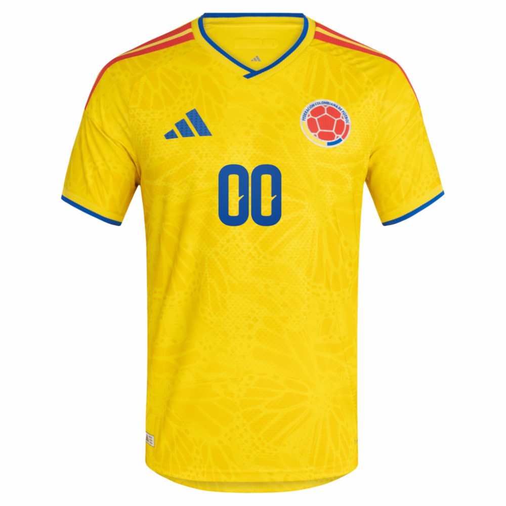 Colombia National Team FIFA x World Cup 2026 Home On Field Custom Jersey - Yellow | Adidas online