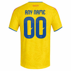 Colombia National Team FIFA x World Cup 2026 Home On Field Custom Jersey - Yellow | Adidas online