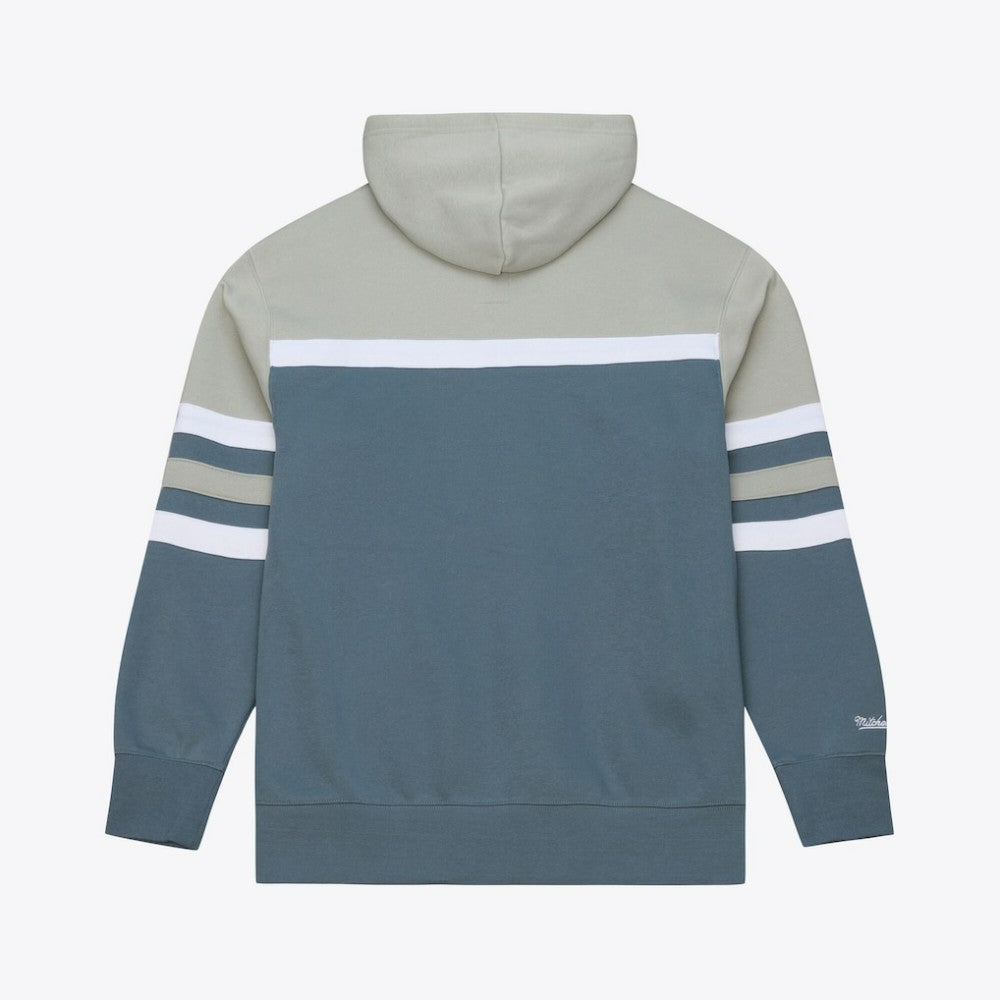 San Diego Padres Cooperstown Collection Thunderstorm Head Coach Hoodie - Gray | Mitchell & Ness