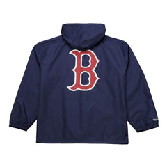 Boston Red Sox Full-Snap Hooded Coaches Jacket - Navy | Mitchell & Ness