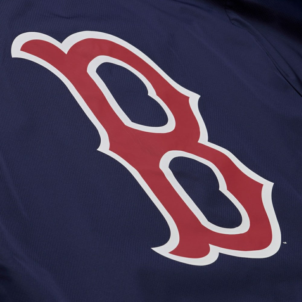Boston Red Sox Full-Snap Hooded Coaches Jacket - Navy | Mitchell & Ness