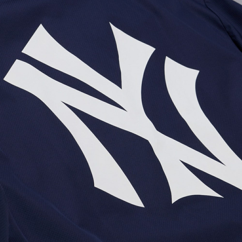 New York Yankees Full-Snap Hooded Coaches Jacket - Navy | Mitchell & Ness