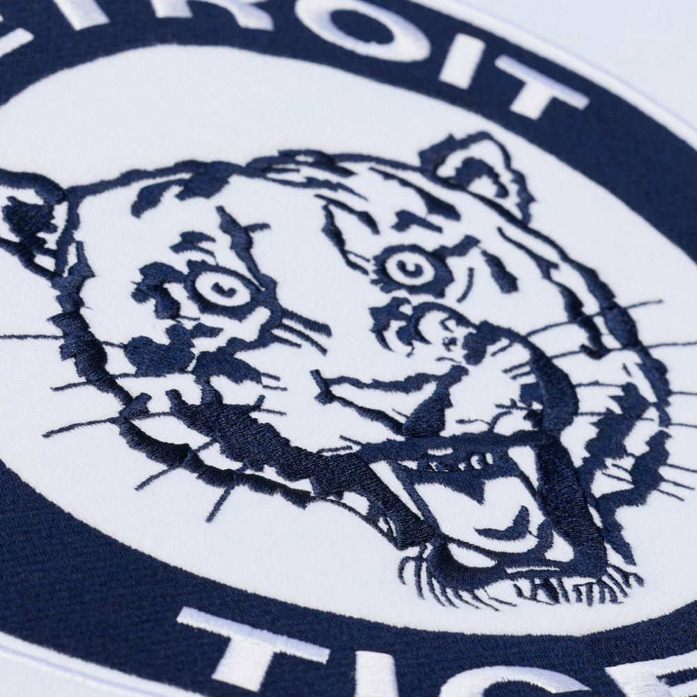 Detroit Tigers Cooperstown Collection Fleece Hoodie - White | Mitchell & Ness