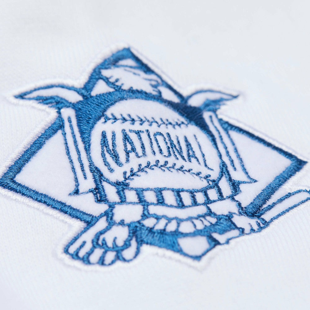 Los Angeles Dodgers Cooperstown Collection Fleece Hoodie - White | Mitchell & Ness