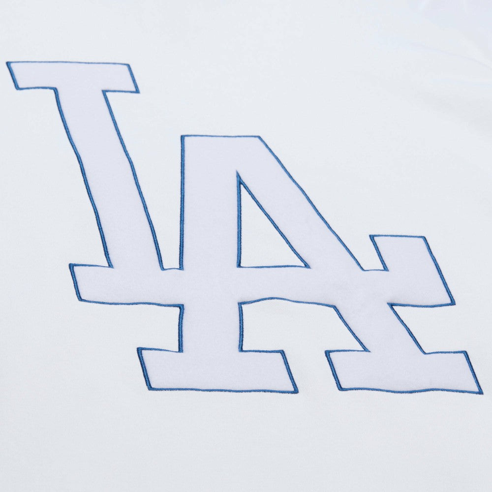 Los Angeles Dodgers Cooperstown Collection Fleece Hoodie - White | Mitchell & Ness