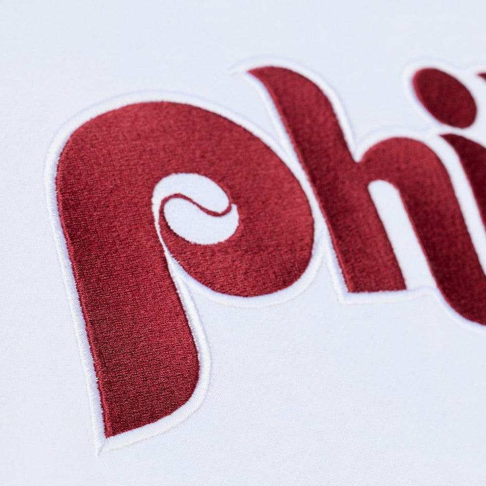 Philadelphia Phillies Arctic Fleece Sweatshirt - White | Mitchell & Ness