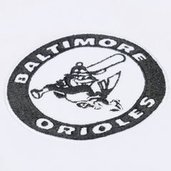 Baltimore Orioles Arctic Fleece Sweatshirt - White | Mitchell & Ness