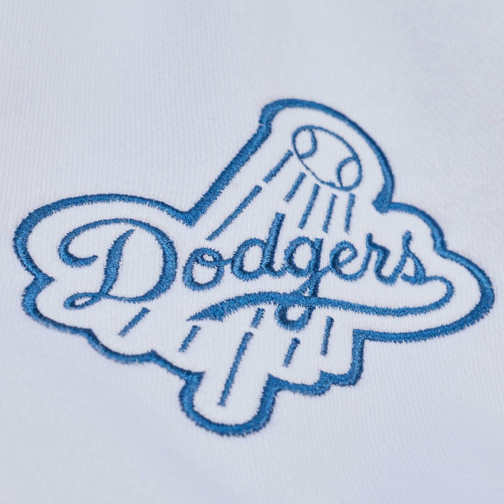 Los Angeles Dodgers Arctic Fleece Sweatshirt - White | Mitchell & Ness