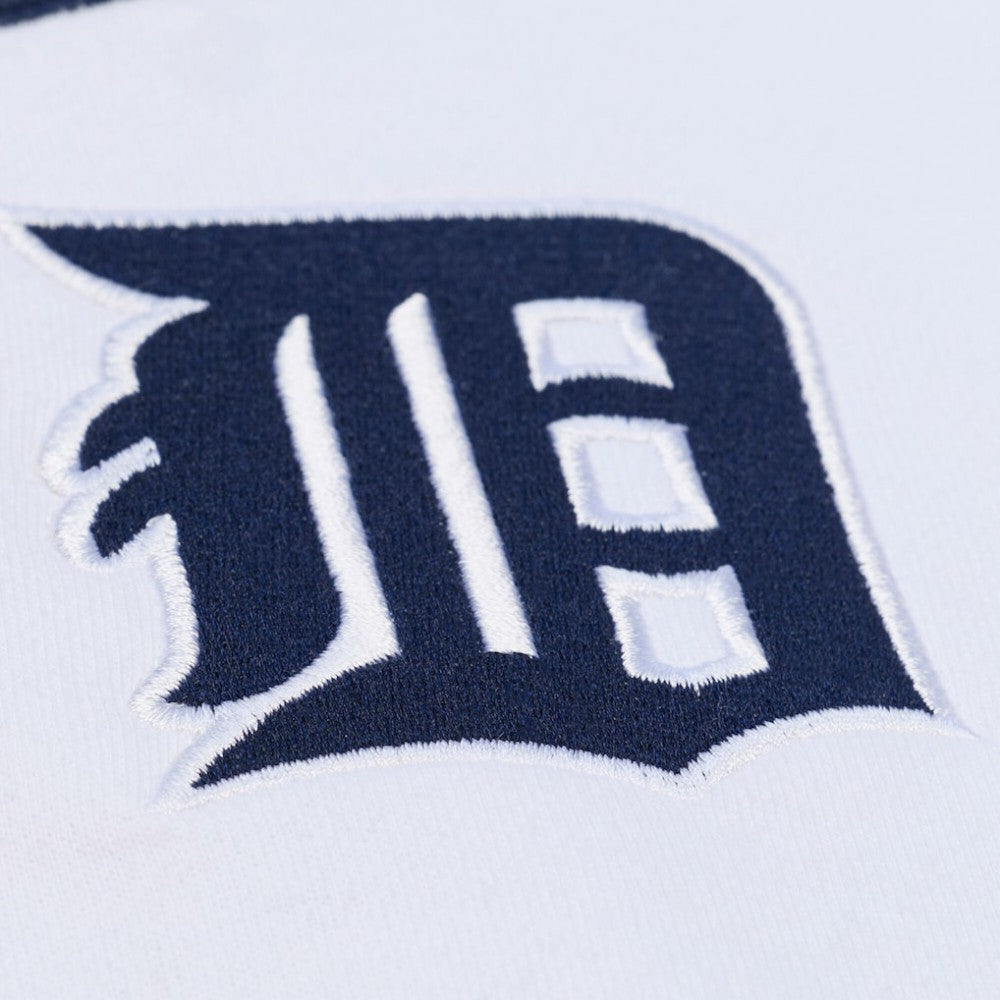 Detroit Tigers Arctic Fleece Sweatshirt - White | Mitchell & Ness