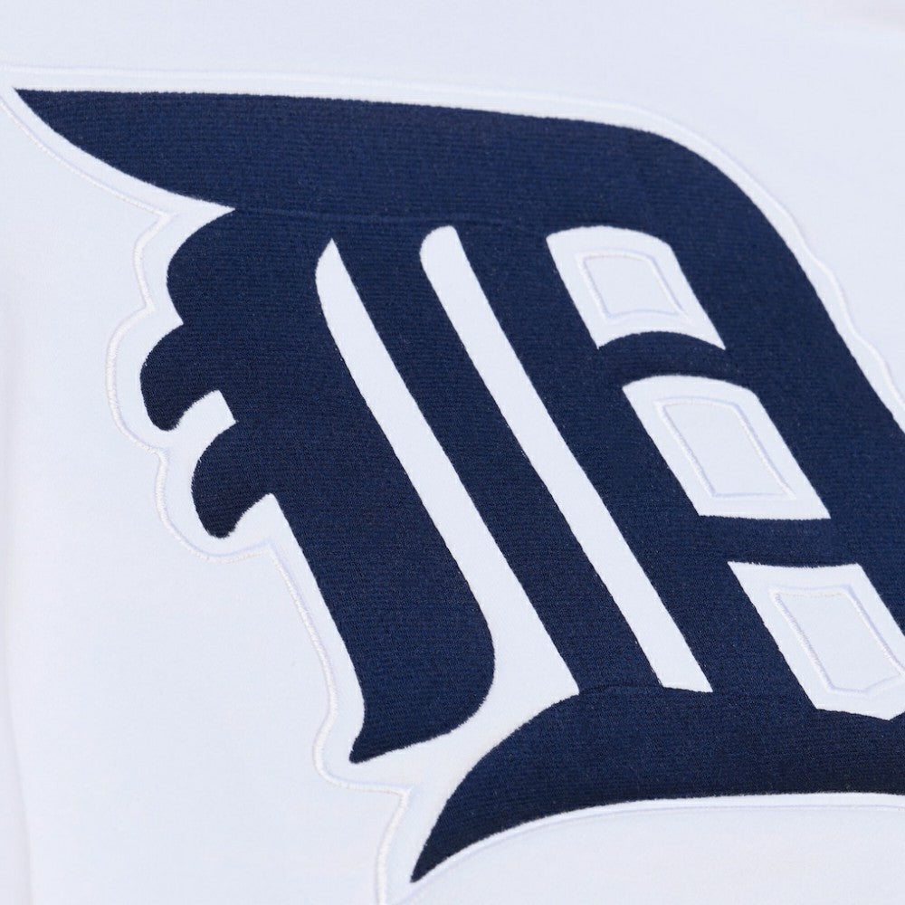 Detroit Tigers Arctic Fleece Sweatshirt - White | Mitchell & Ness