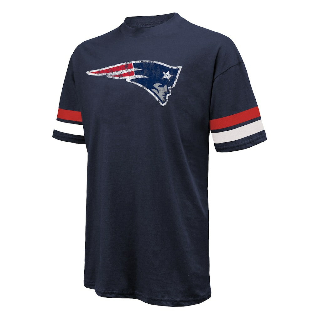 Drake Maye New England Patriots Majestic Threads Oversized T-Shirt - Navy discount