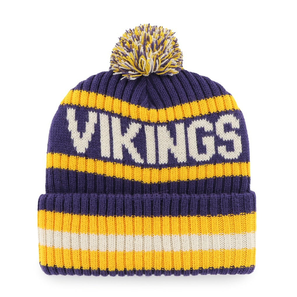 Minnesota Vikings '47 Bering Cuffed Knit Hat with Pom - Purple online