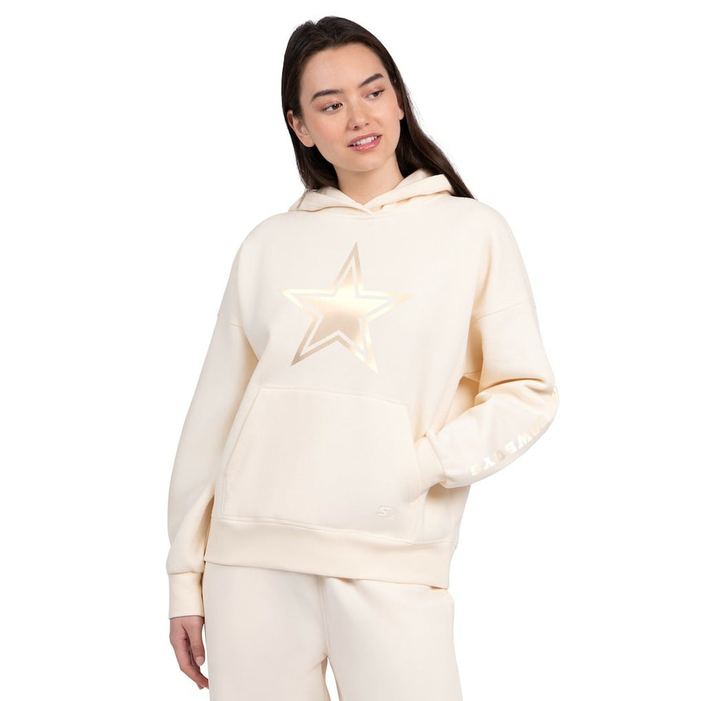 Dallas Cowboys Starter Women's Pastels Relaxed Travel Hoodie - Cream outlet