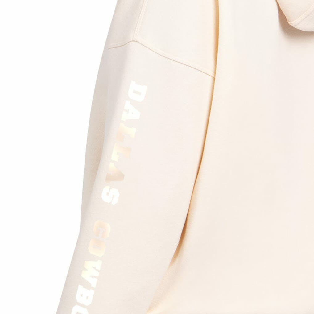 Dallas Cowboys Starter Women's Pastels Relaxed Travel Hoodie - Cream outlet