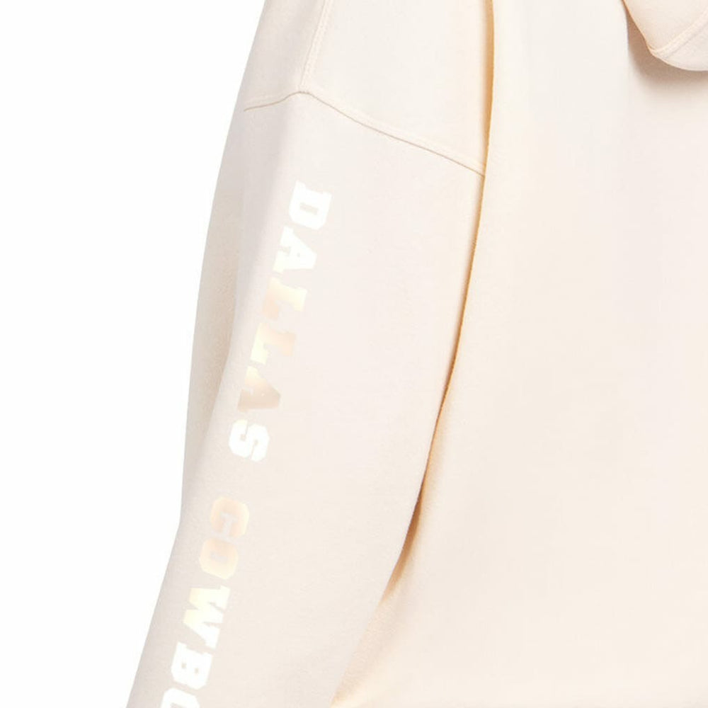 Dallas Cowboys Starter Women's Pastels Relaxed Travel Hoodie - Cream outlet