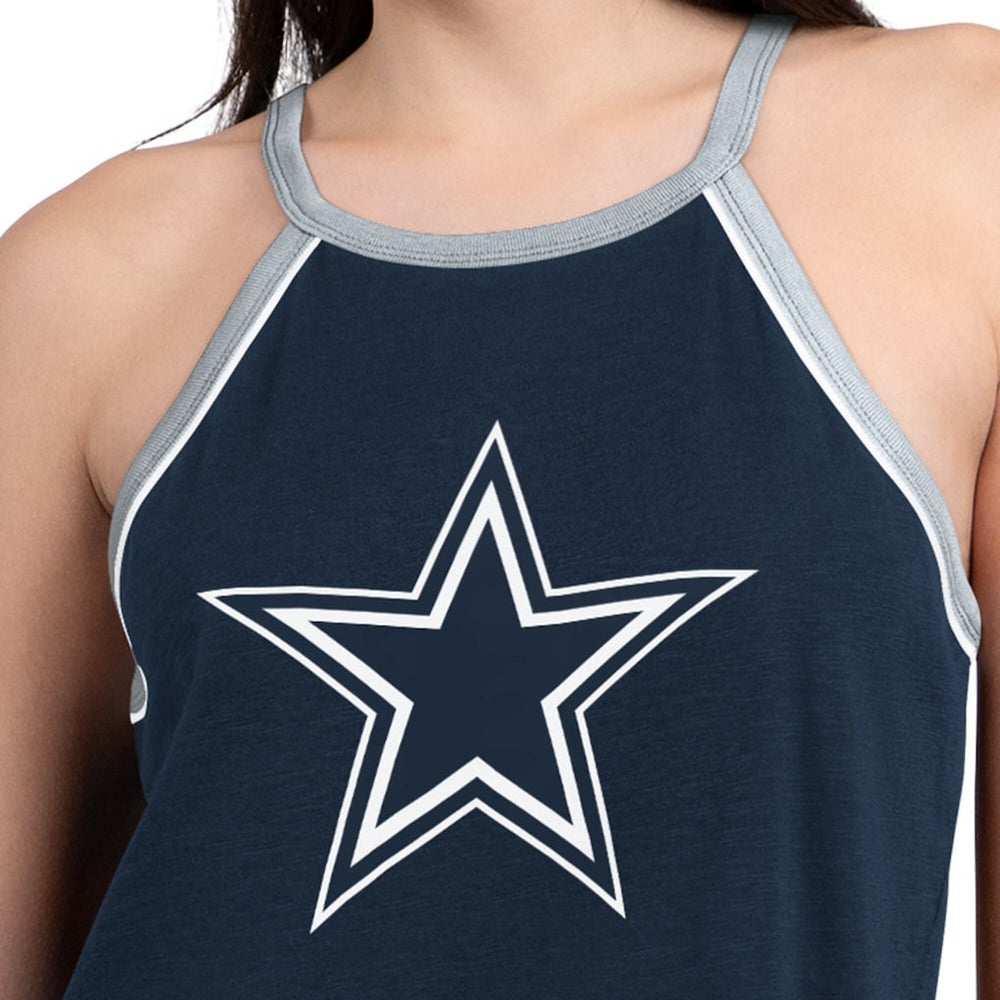 Dallas Cowboys G-III 4Her by Carl Banks Women's Redemption Win Slub Tank Top - Navy cheap