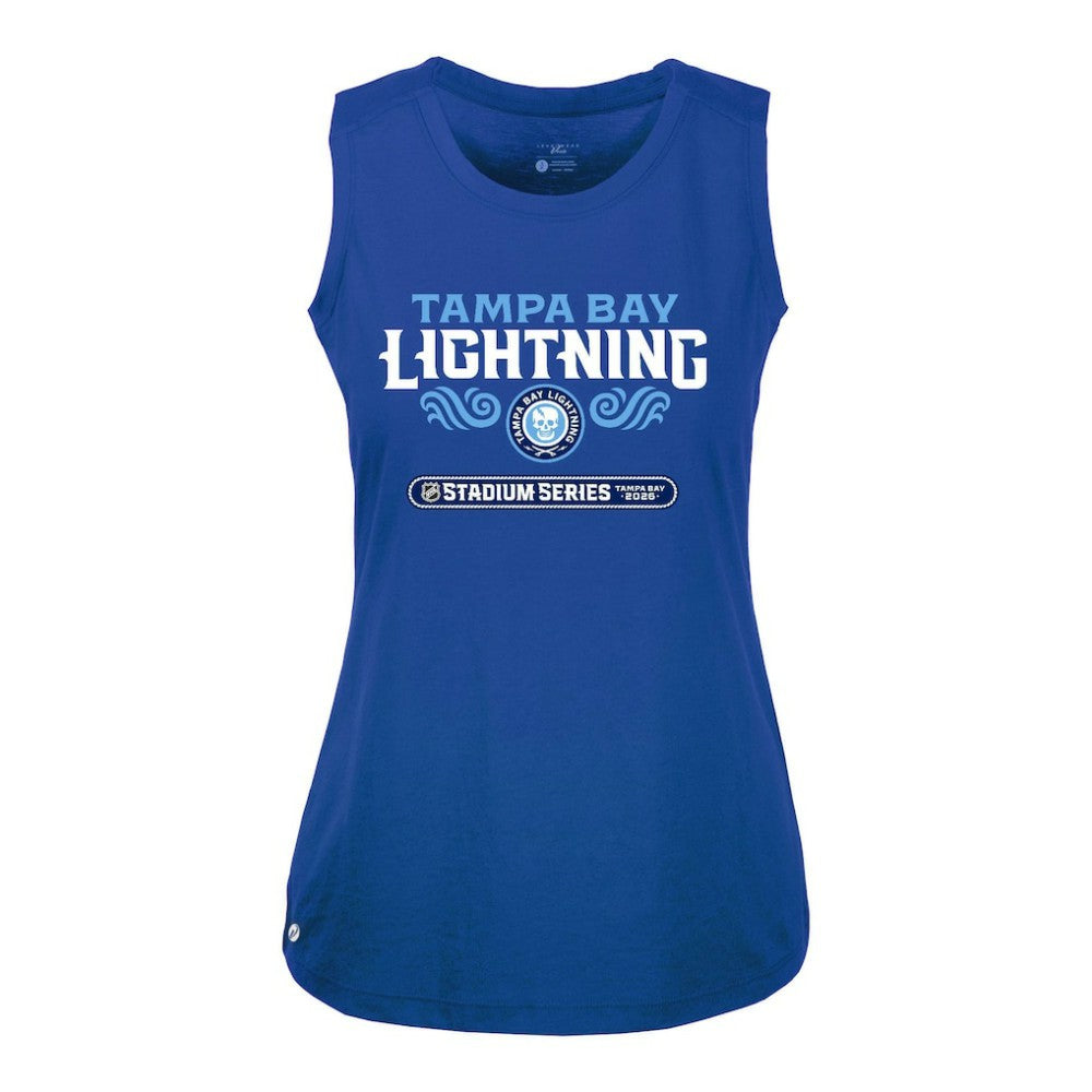 Tampa Bay Lightning Levelwear Women's 2026 NHL Stadium Series Macy Tank Top Blue