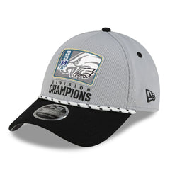 Philadelphia Eagles New Era 2025 NFC East Division Champions Locker Room Trophy Collection 9FORTY Adjustable Hat - Gray/Black online