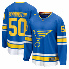 Jordan Binnington St. Louis Blues Fanatics Home Breakaway Jersey Blue
