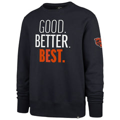Chicago Bears '47 Good. Better. Best. Headline Sweatshirt - Navy sale