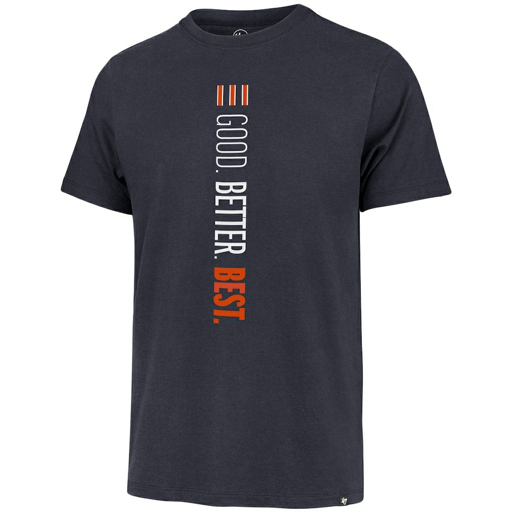 Chicago Bears '47 Good. Better. Best. Franklin T-Shirt - Navy discount