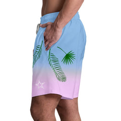 Dallas Cowboys Margaritaville Sunset On The Beach Swim Shorts - Light Blue for sale