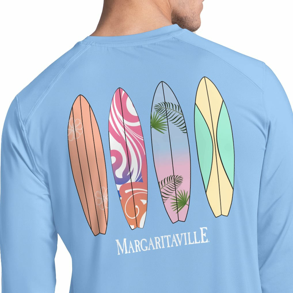 Dallas Cowboys Margaritaville Life's A Beach Long Sleeve Rashguard - Light Blue for sale
