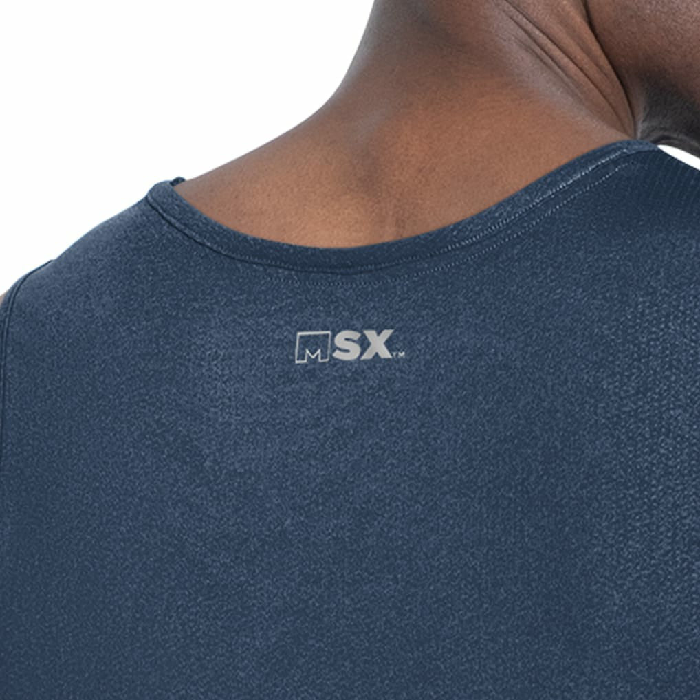 Dallas Cowboys MSX by Michael Strahan Energy Scoop Neck Tank Top - Navy sale
